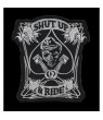Embroidered patch SHUP UP RIDER
