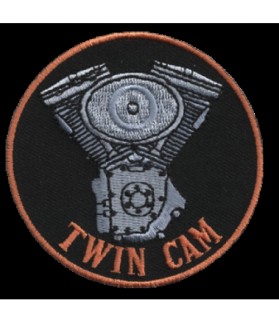 Embroidered patch CUSTOM TWIN CAM