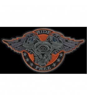 Embroidered patch RIDE FREE