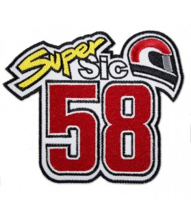 Embroidered Patch 58 MARCO SIMONCELLI