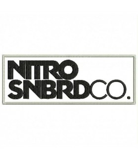 Embroidered Patch NITRO SNOWBOARD