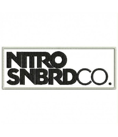 Embroidered Patch NITRO SNOWBOARD