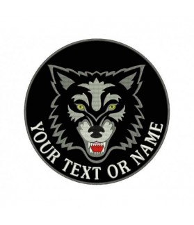 Embroidered patch WOLF