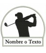 Embroidered Patch GOLF CUSTOMIZABLE