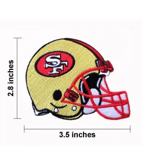 Embroidered Patch SAN FRANCISCO HELMET 49 ERS