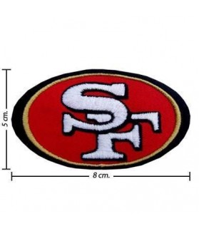 Embroidered Patch SAN FRANCISCO HELMET 49 ERS