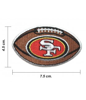 Embroidered Patch SAN FRANCISCO HELMET 49 ERS