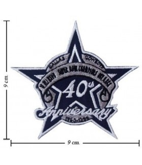 Embroidered Patch DALLAS COWBOYS NFL 40 th