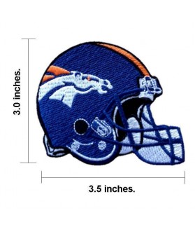 Embroidered Patch DENVER BRONCOS HELMET