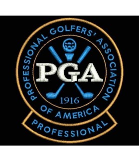 Embroidered Patch PGA (Professional Golfers Association