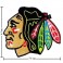 Embroidered Patch CHICAGO BLACKHAWKS