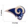 Embroidered Patch St. LOUIS RAMS