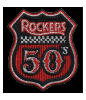 Embroidered patch COLLECTOR ROCKERS 50