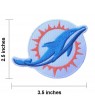 IRON PATCH Embroidered Patch MIAMI DOLPHINS