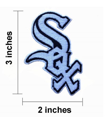 IRON PATCH Embroidered Patch Chicago White Sox Black