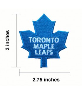 Embroidered Patch Toronto Maple Leafs Blue Logo 