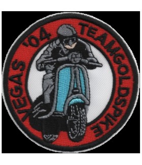 Embroidered patch VESPA LAS VEGAS 2004 