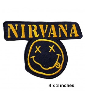 Embroidered patch NIRVANA iron patch