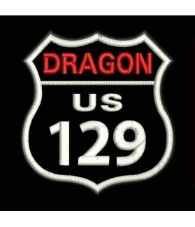 Embroidered Patch DRAGON US129 