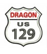 Embroidered Patch DRAGON US129 