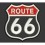 Embroidered patch ROUTE 66 CLASSIC