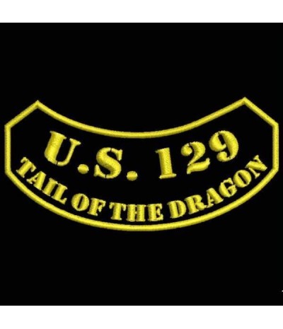 Embroidered patch US129 TAIL OF DRAGON