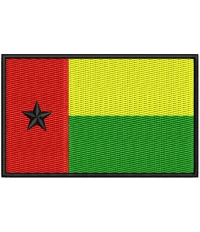 Embroidered patch GUINEA FLAG