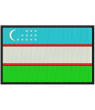 Embroidered patch UZBEKISTAN FLAG