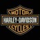 Embroidered patch HARLEY DAVIDSON MOTOR CYCLES