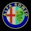 GESTICKTER PATCH ALFA ROMEO