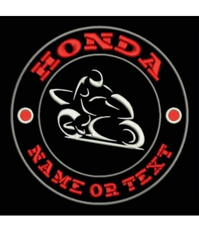 Embroidered patch HONDA CUSTOMIZABLE