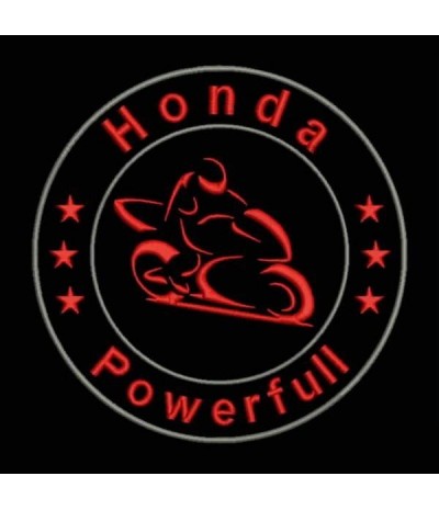 Embroidered patch HONDA POWERFULL