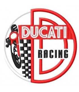 Embroidered patch Motorcycle DUCATI RACING