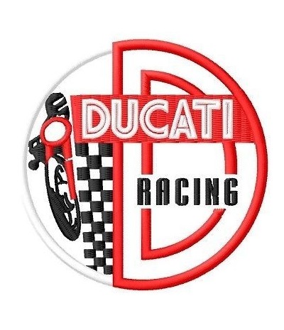 Gestickter Patch Motorcycle DUCATI RACING