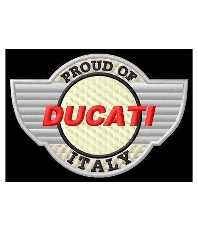 Remendo bordado Motorcycle DUCATI ITALY