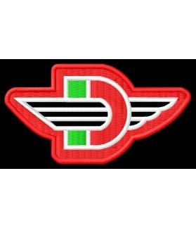 Gestickter Patch Motorcycle DUCATI