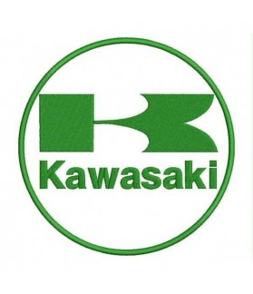 Embroidered patch KAWASAKI 