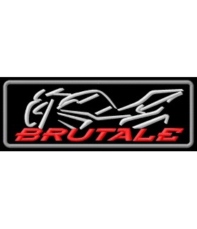 Embroidered patch Motorcycle MV AUGUSTA BRUTALE
