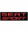 Embroidered patch SEAT SPORT