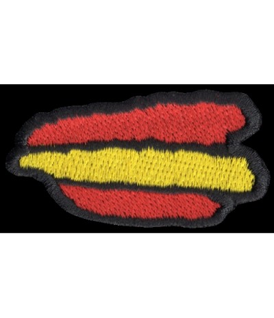Embroidered patch SPAIN FLAG 6 x3.10 cm