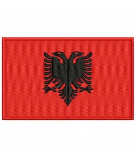 Zona Ricamata BANDIERA ALBANIA