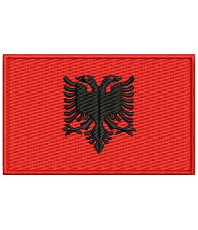 Parche bordado BANDERA ALBANIA