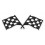 Remendo bordado RACING FLAG