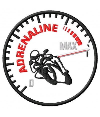 Patch brodé ADRENALINE