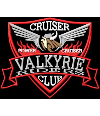 Gestickter patch HONDA VALKYRIE RAIDERS XL