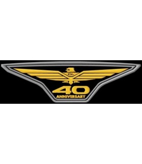 Gestickter patch HONDA GOLD WING 40Th