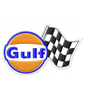 Remendo bordado GULF RACING
