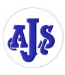 Remendo bordado AJS LOGO