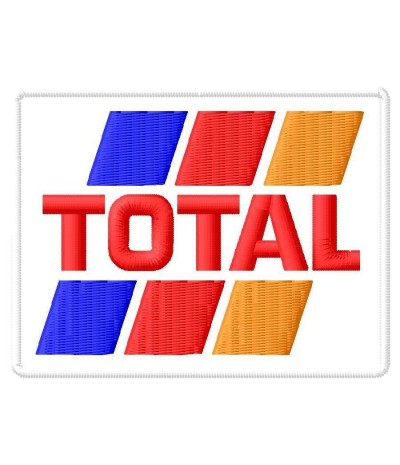 Gestickter patch TOTAL