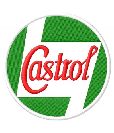 Gestickter patch CASTROL